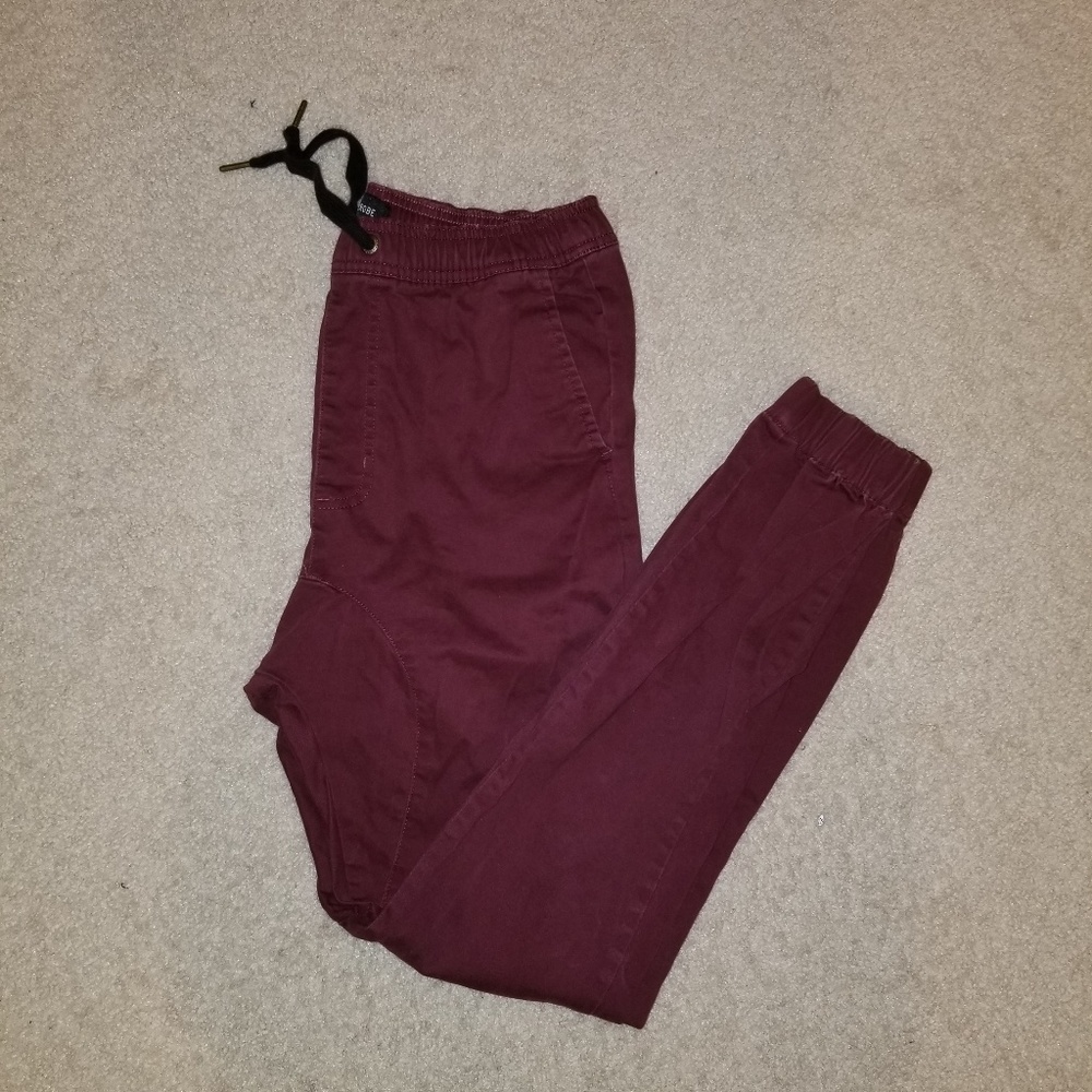 Urban outfitters maroon joggers